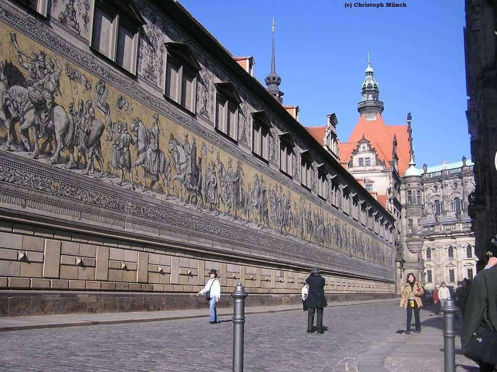 Fürstenzug Dresden sächsische Geschichte