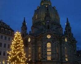 Frauenkirche zur Weihnachtszeit
