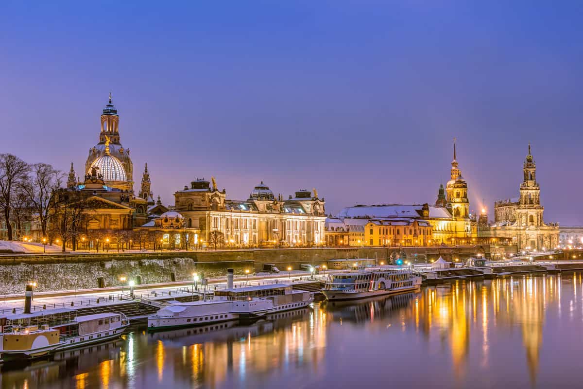 Dresden im Winter 